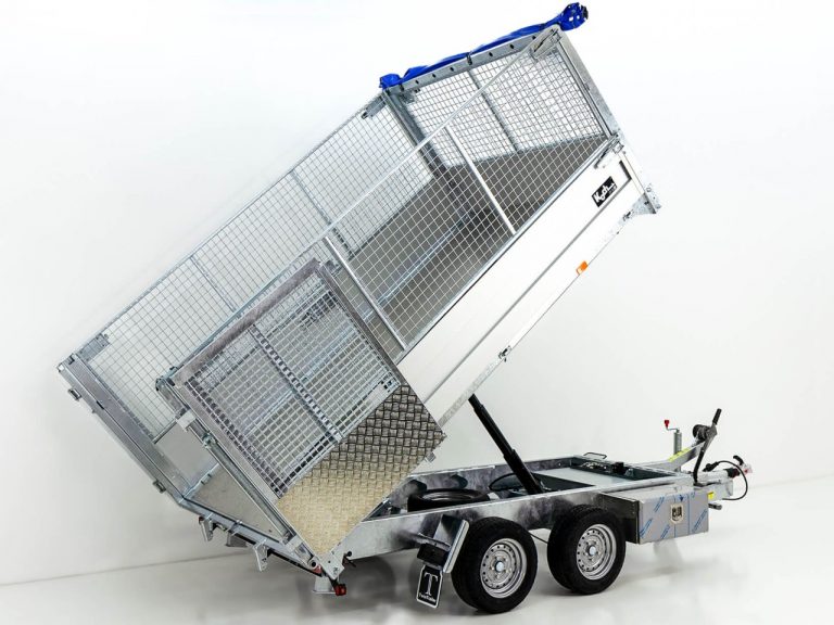Twintrailer Multi-Heckkipper TT30-30 3,0t|120cm|Tandem|Netz-Neu – Bild 2