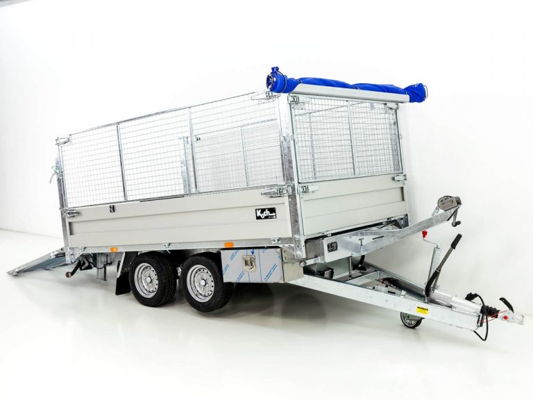 Twintrailer Multi-Heckkipper TT30-30 3,0t|120cm|Tandem|Netz-Neu – Bild 4