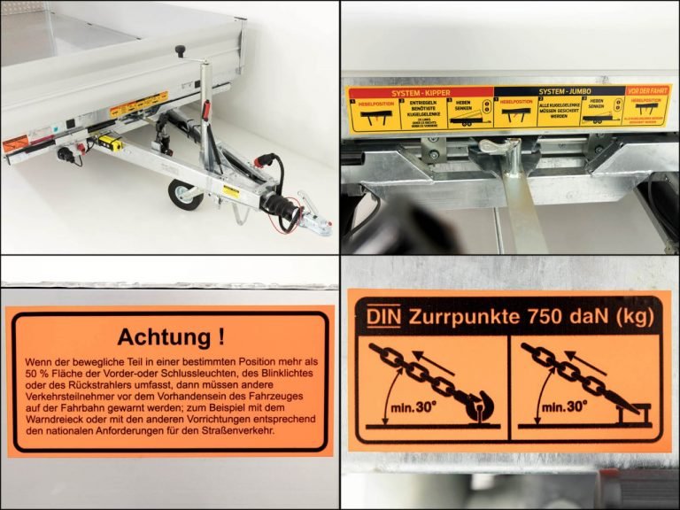 Vezeko Multidreiseitenkipper VMDK35.3|3,5t|Ladefläche kippbar|Gitteraufsatz-Neu – Bild 12