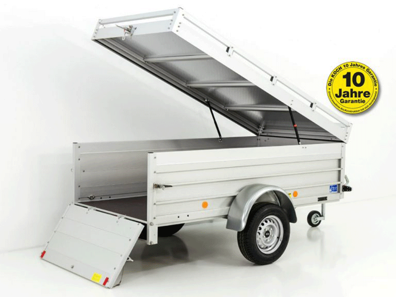 Koch Deckelanhänger 125x250cm Höhe:65cm 750kg|Typ U4-Neu