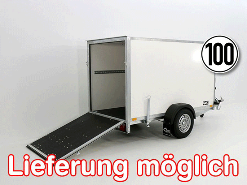 Kofferanhänger BK 130x264cm Höhe:150cm 1,3t|Rampe-Neu
