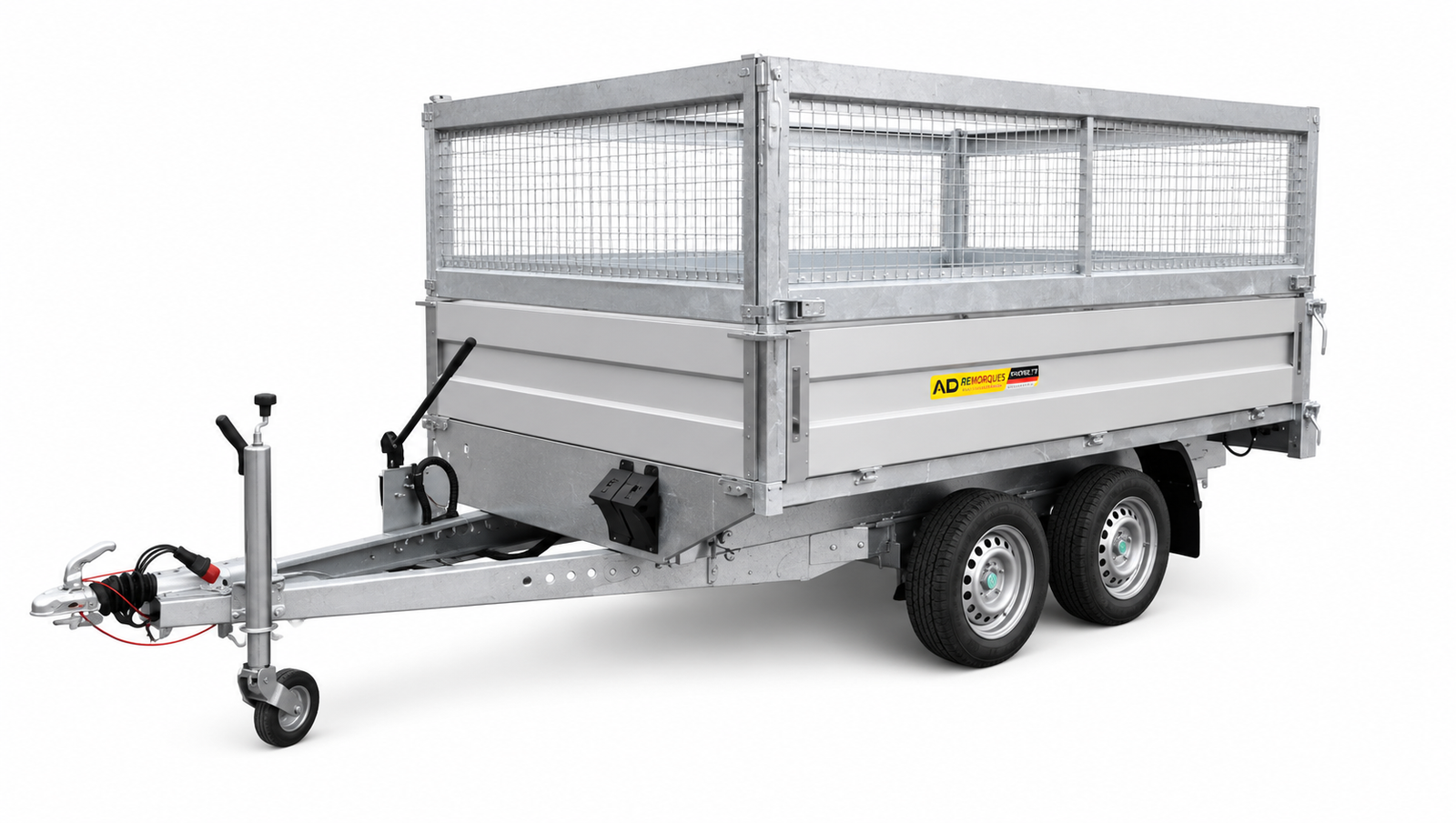 Kippanhänger 2.700 kg – Dreiseitenkipper mit Elektrohydraulik – Bild 4